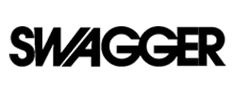 Swagger logo indicating BlueMagic Group's presence in specialized media outlets for their hair transplantation services.