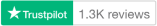 Trustpilot logo designed for the page header, showing the company name and star rating system in green