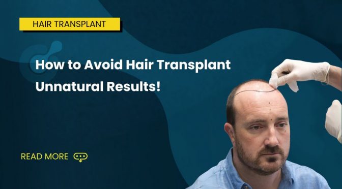 How to Avoid Hair Transplant Unnatural Results!