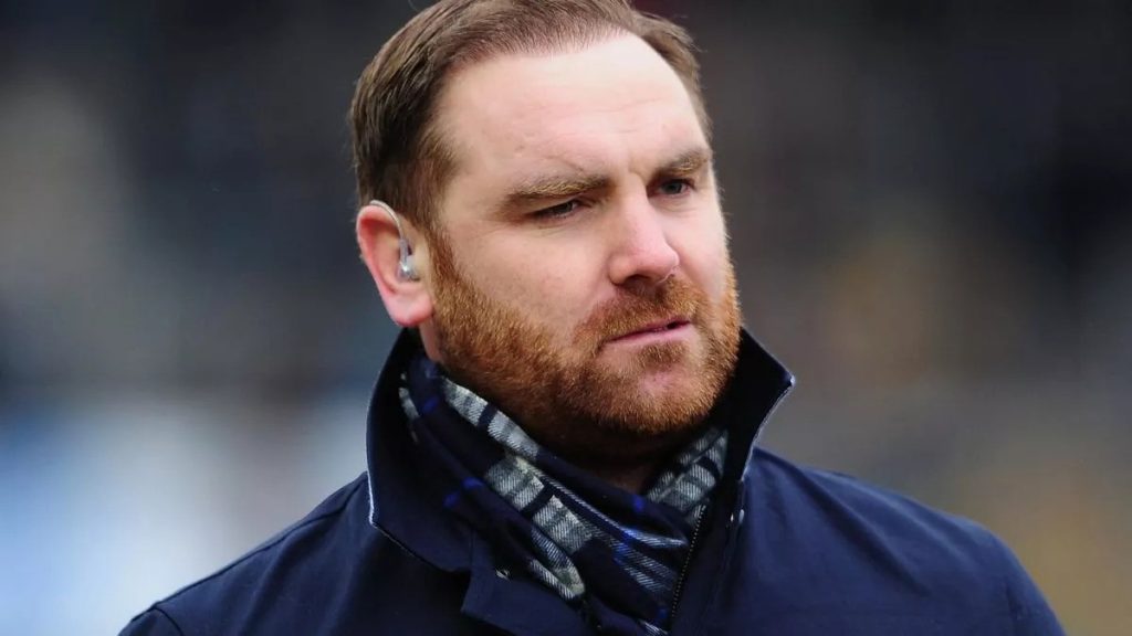 Andy Goode after hair transplant