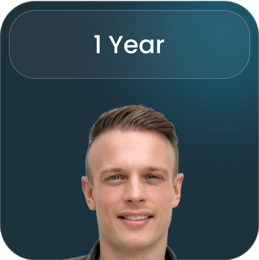 Final step in the hair transplantation process at BlueMagic Group, focusing on long-term maintenance and hair growth monitoring