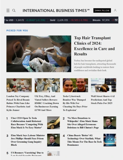 Slide highlighting the expertise of BlueMagic Group's medical team in performing advanced hair transplantation techniques